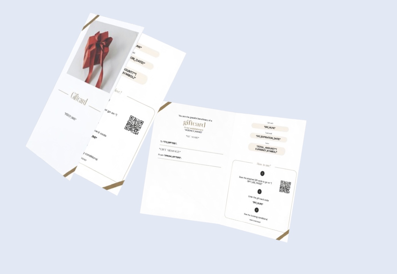 Recibe tu bono regalo impreso